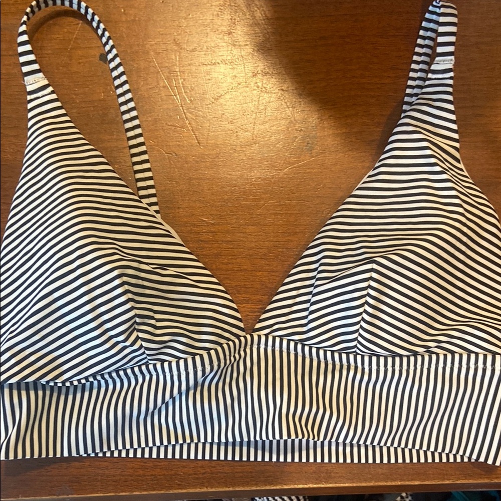 Striped Bikini Top